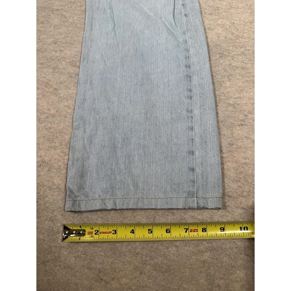 Levis 501 Jeans Mens 38x36 Light Wash Blue‎ Denim Regular Straight Button Fly